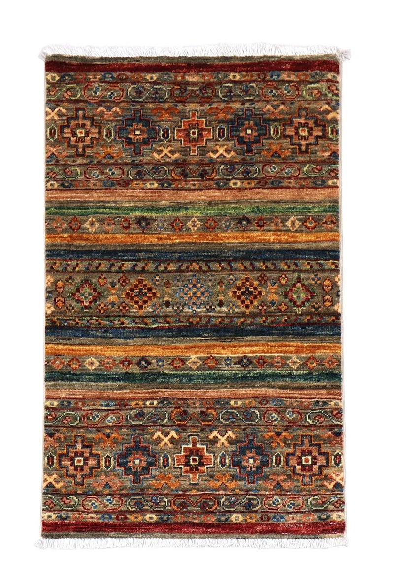 Ziegler Teppich 61 x 99 cm - mehrfarbig