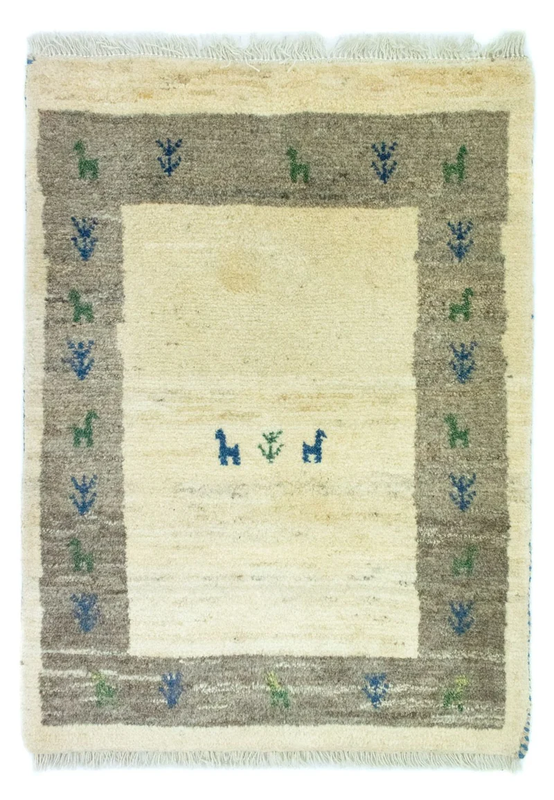 Gabbeh Teppich - Perser 67 x 88 cm - mehrfarbig