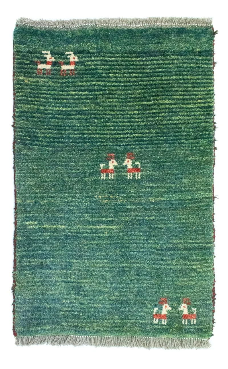 Gabbeh Teppich - Perser 60 x 90 cm - mehrfarbig