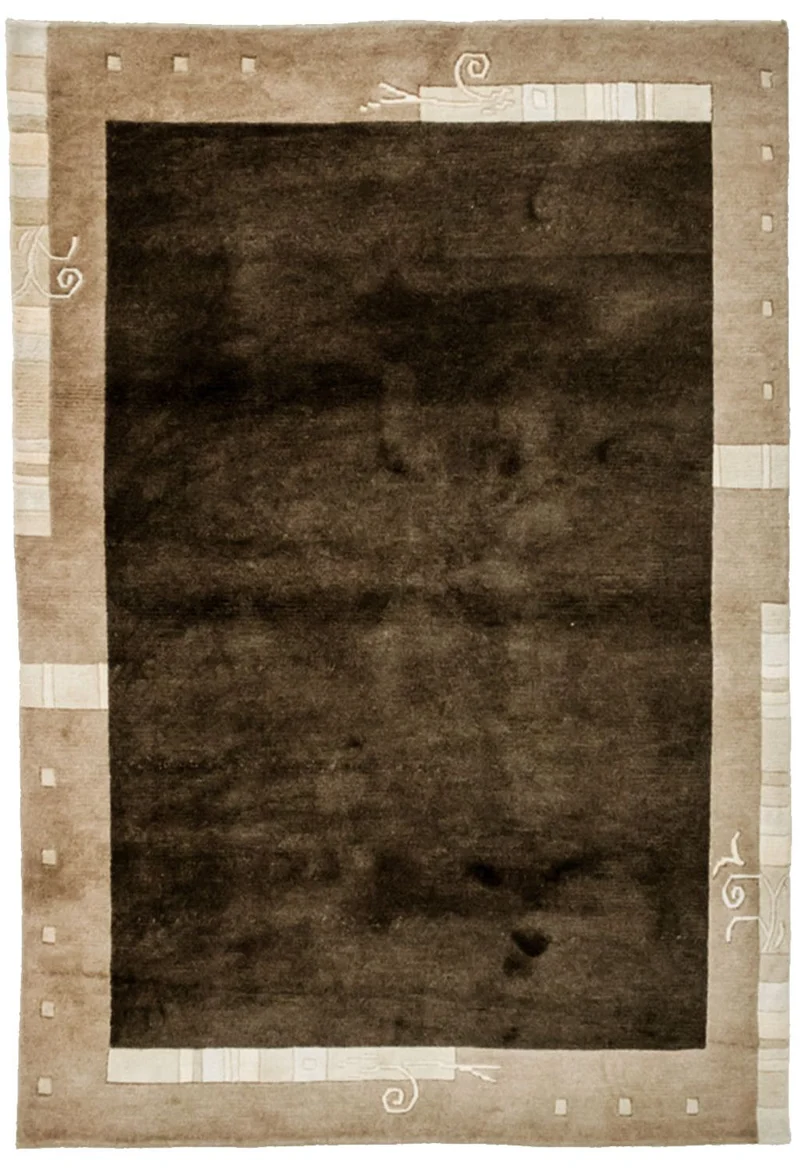 Nepal Teppich 143 x 197 cm - braun