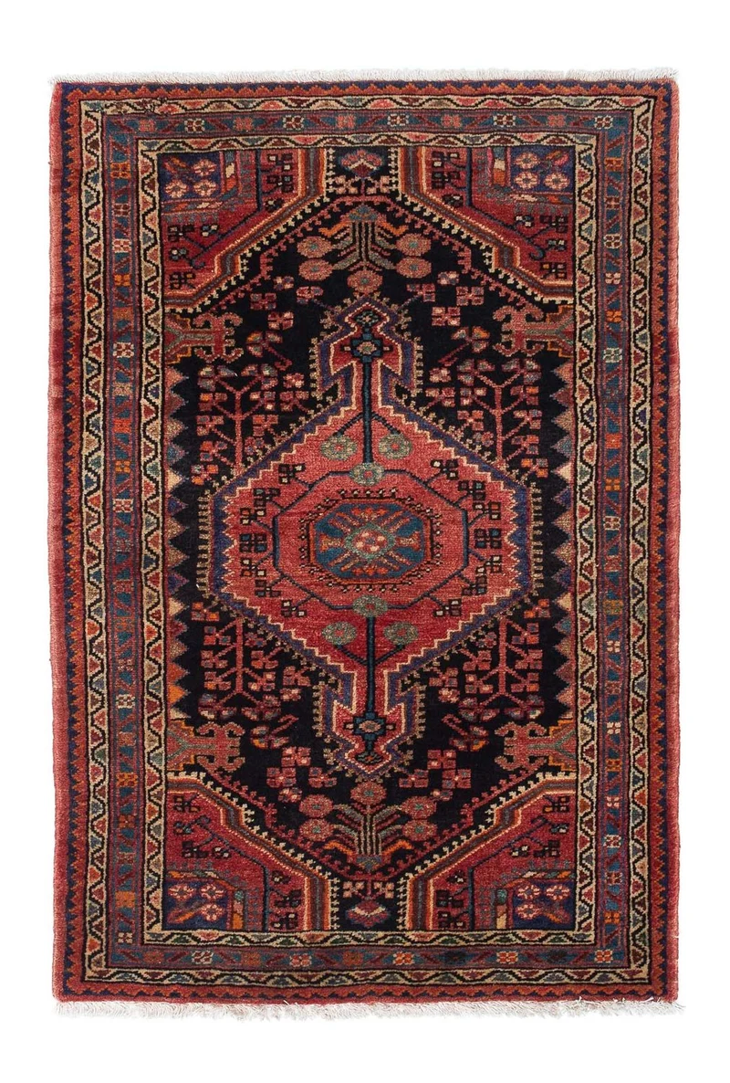 Perserteppich - Nomadic 88 x 130 cm - dunkelblau