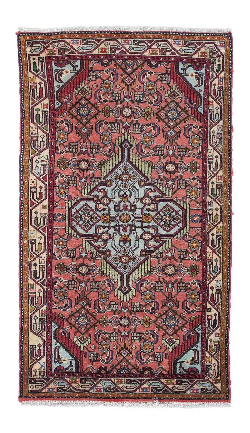 Perserteppich - Nomadic 74 x 134 cm - hellrot