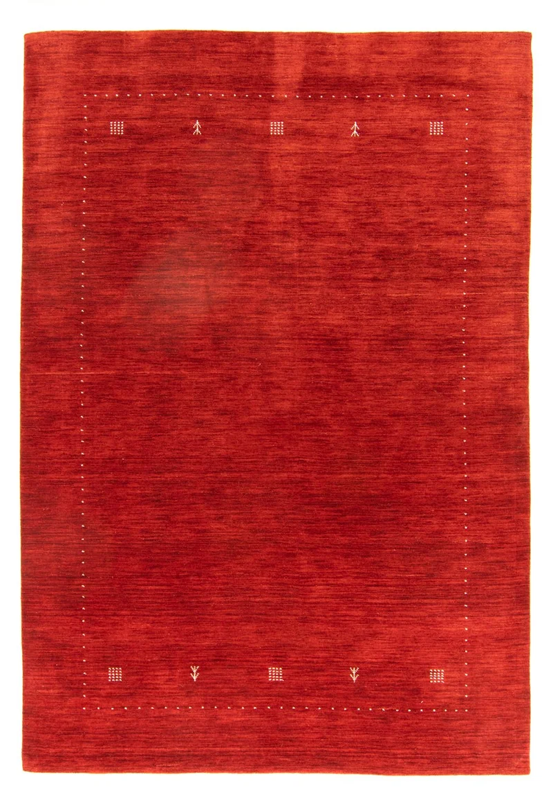 Gabbeh Teppich - Softy 140 x 200 cm - rot