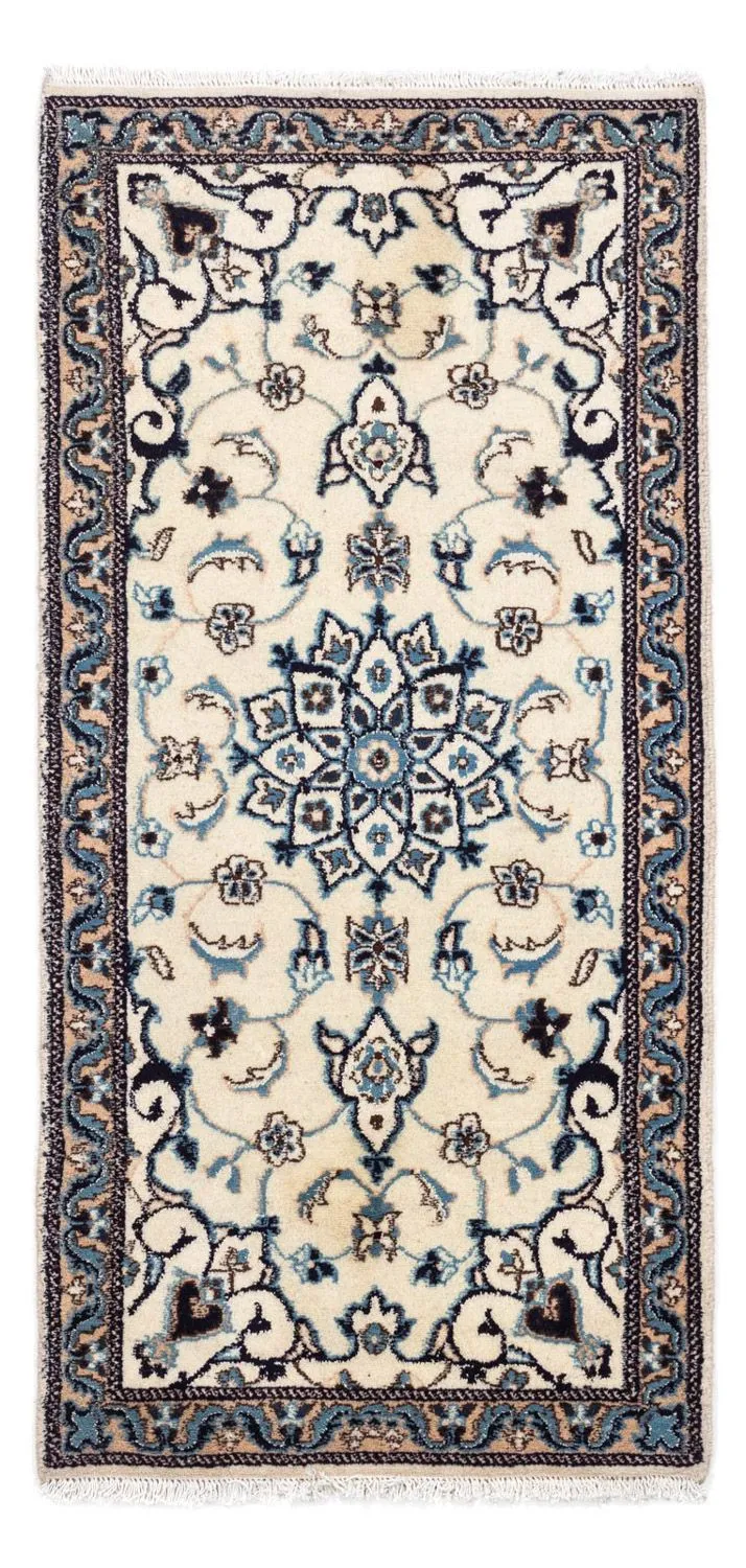 Perserteppich - Nain 70 x 139 cm - beige
