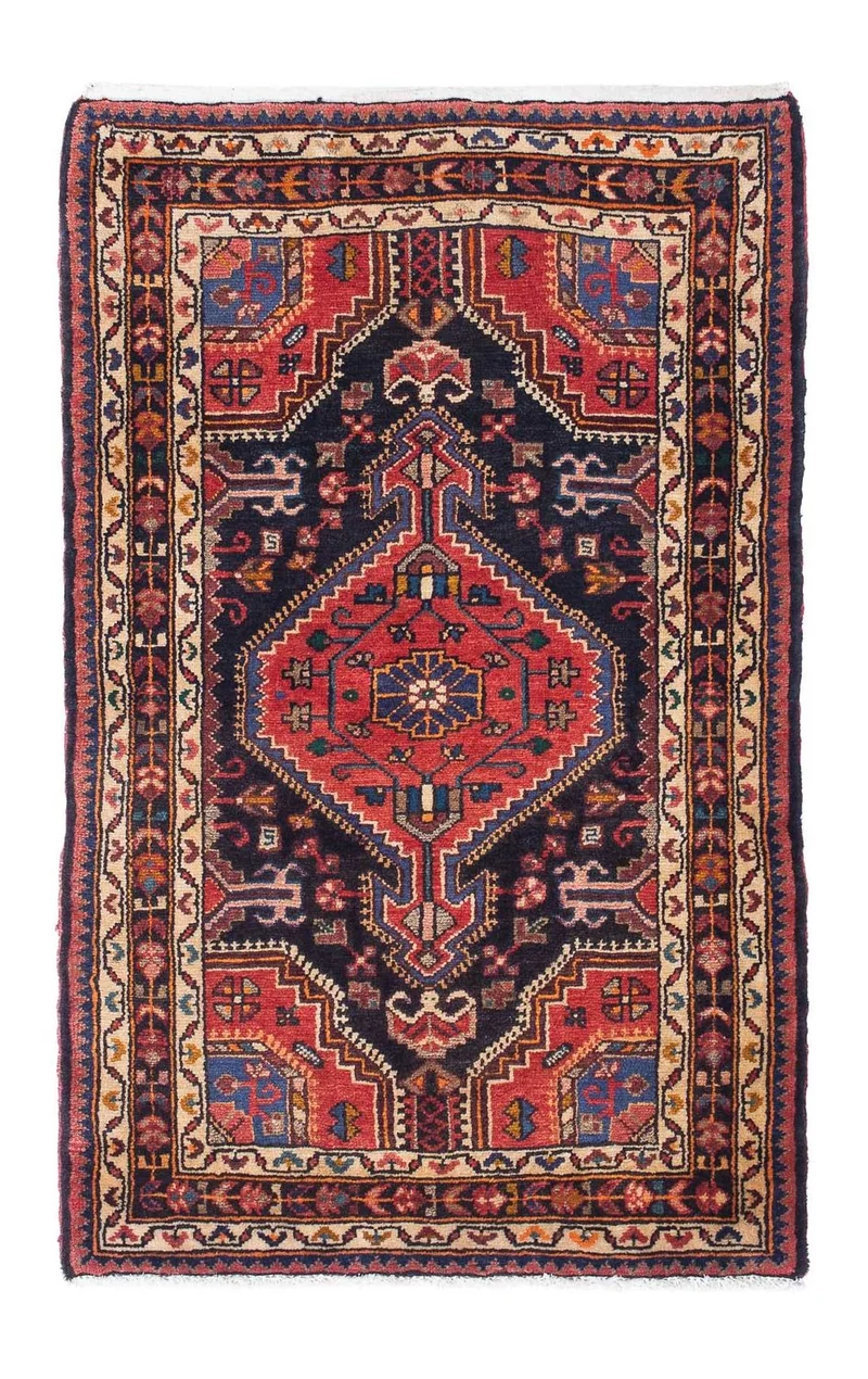 Perserteppich - Nomadic 85 x 130 cm - dunkelblau