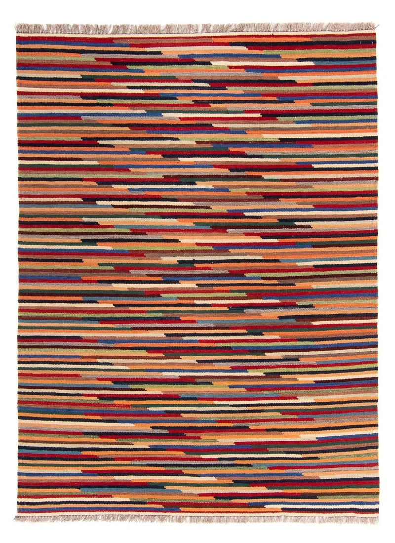 Kelim Teppich - Trendy 148 x 206 cm - mehrfarbig