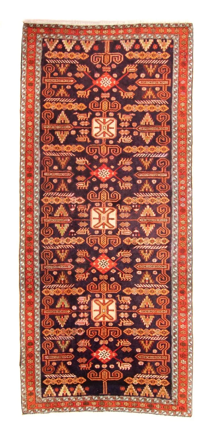 Perserteppich - Nomadic 130 x 280 cm - dunkelblau