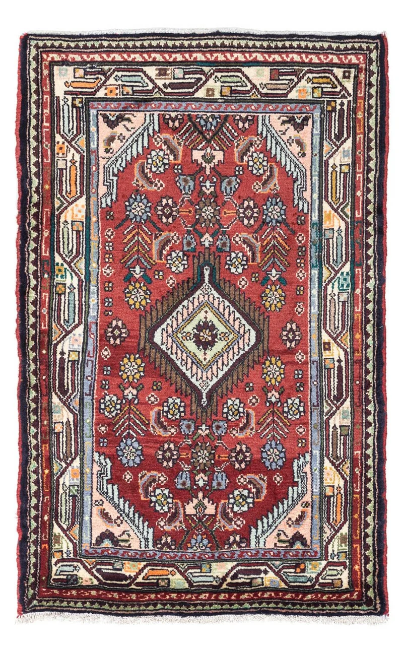 Perserteppich - Nomadic 80 x 128 cm - rot