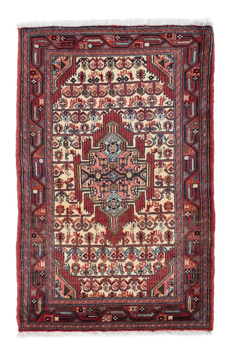 Perserteppich - Nomadic 88 x 133 cm - beige