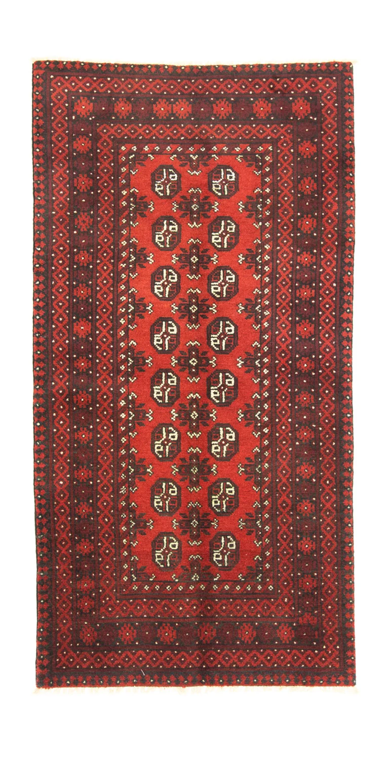 Afghan Teppich - Filpa 100 x 200 cm - rot