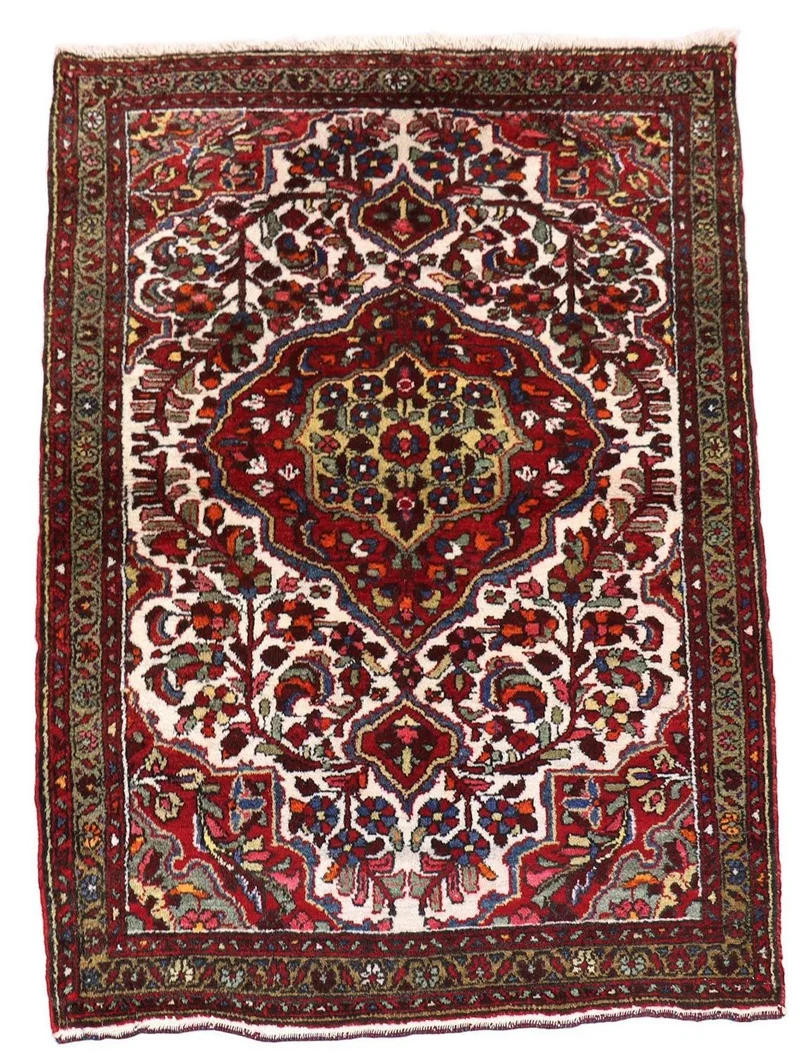 Perserteppich - Nomadic 100 x 146 cm - beige