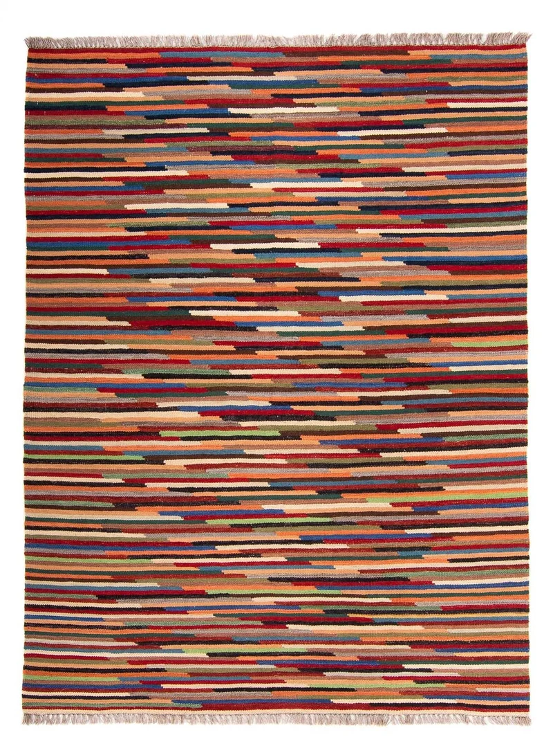 Kelim Teppich - Trendy 147 x 202 cm - mehrfarbig