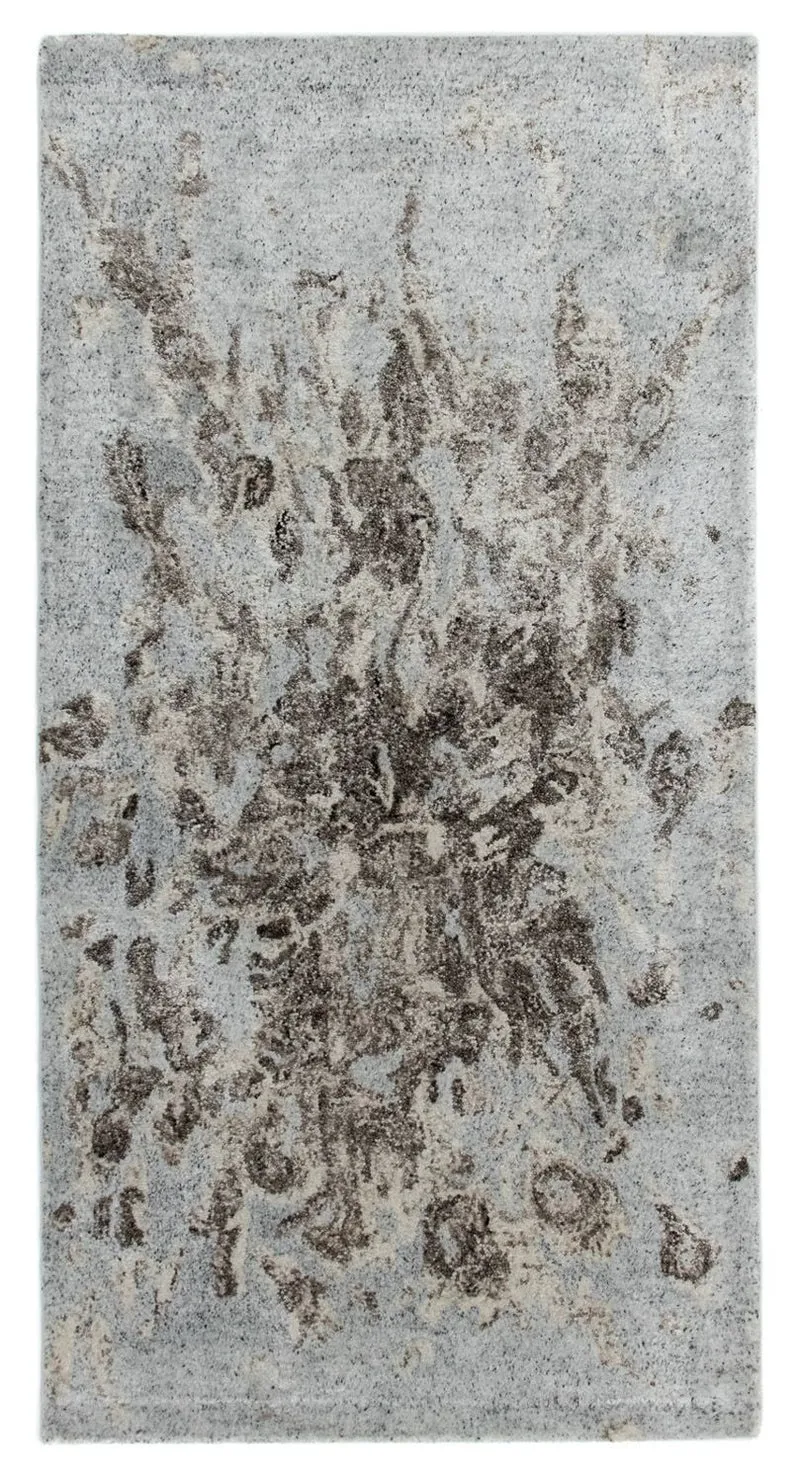 Designer Teppich 70 x 140 cm - mehrfarbig