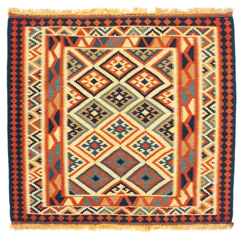 Kelim Teppich - Oriental 100 x 103 cm - beige