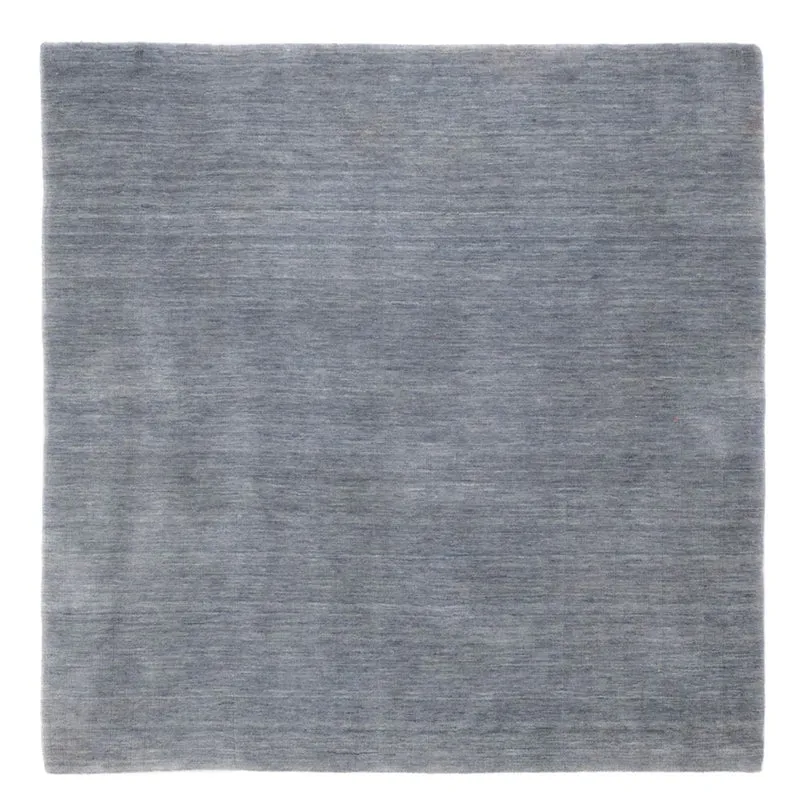 Gabbeh Teppich - Loribaft Softy quadratisch - 150 x 150 cm - grau