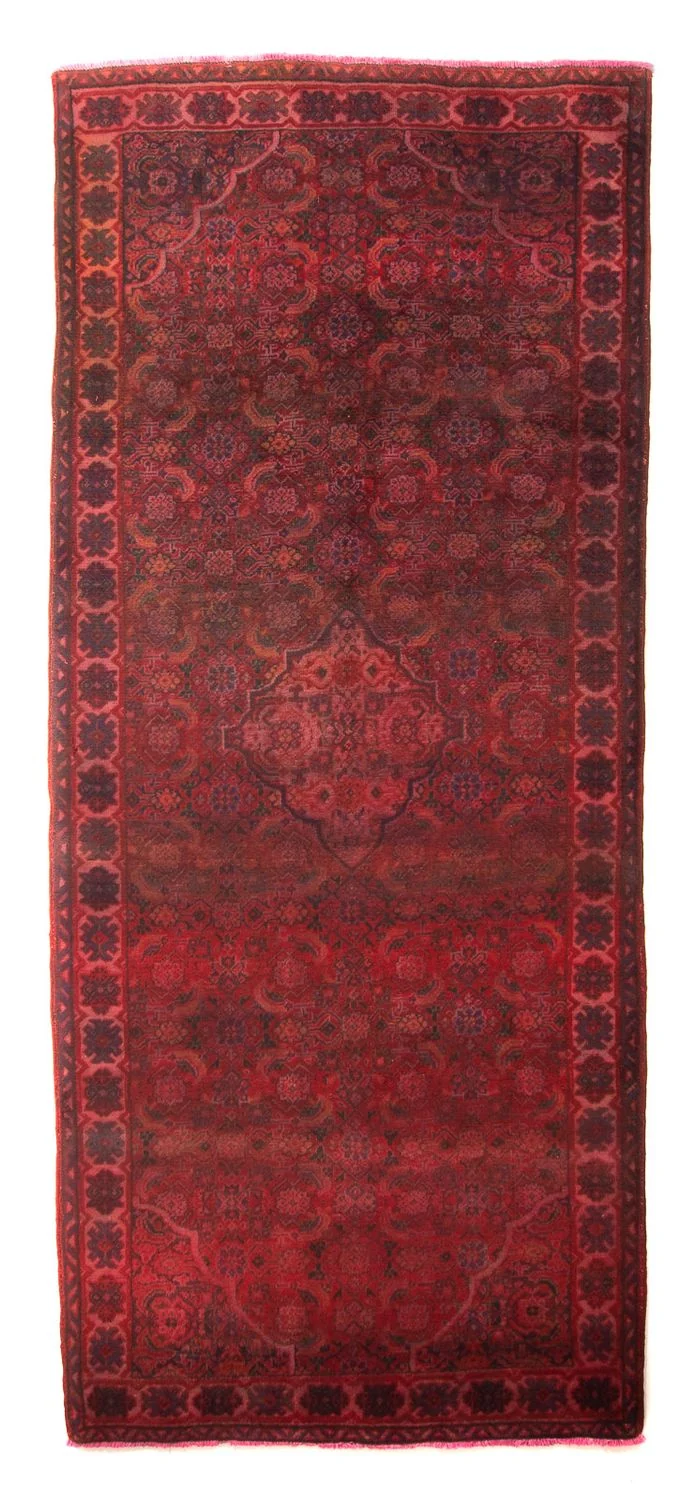 Orientteppich 115 x 323 cm - dunkelrot