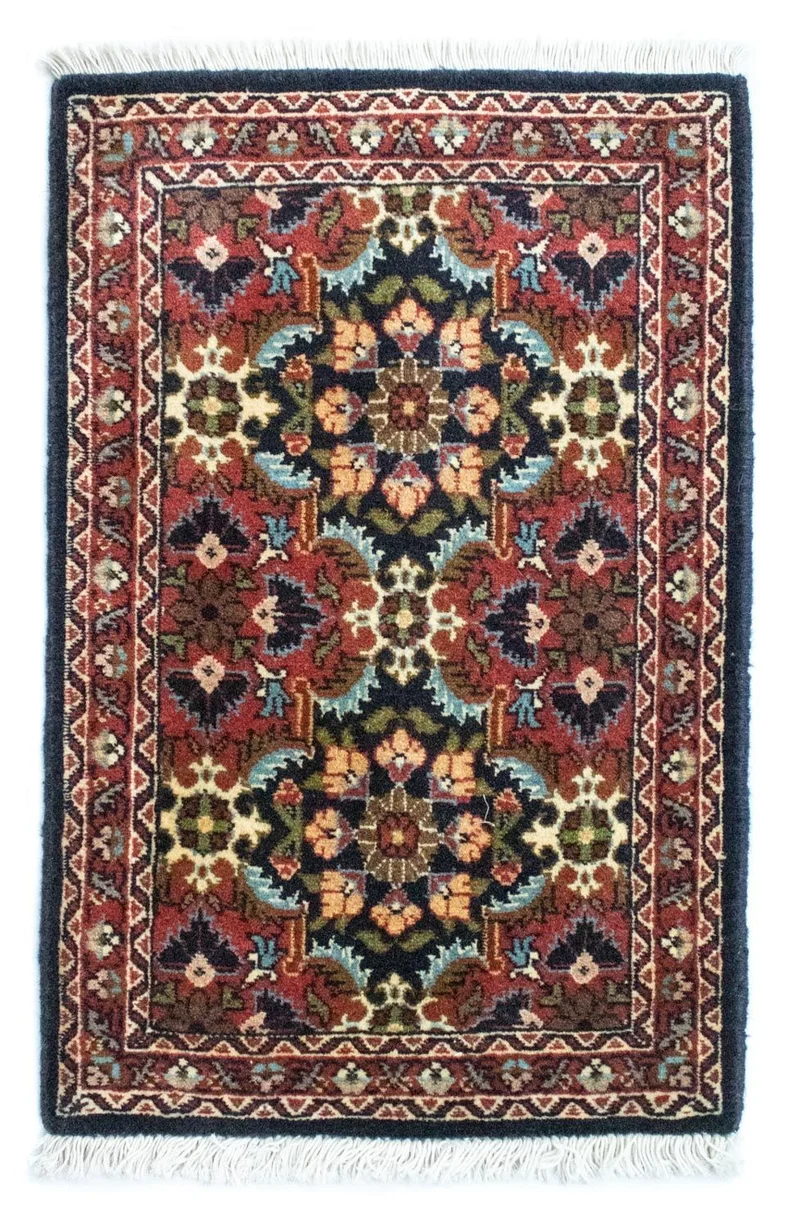 Perserteppich - Bidjar 43 x 62 cm - blau