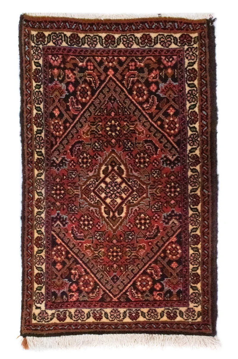 Perserteppich - Bidjar 40 x 60 cm - rot