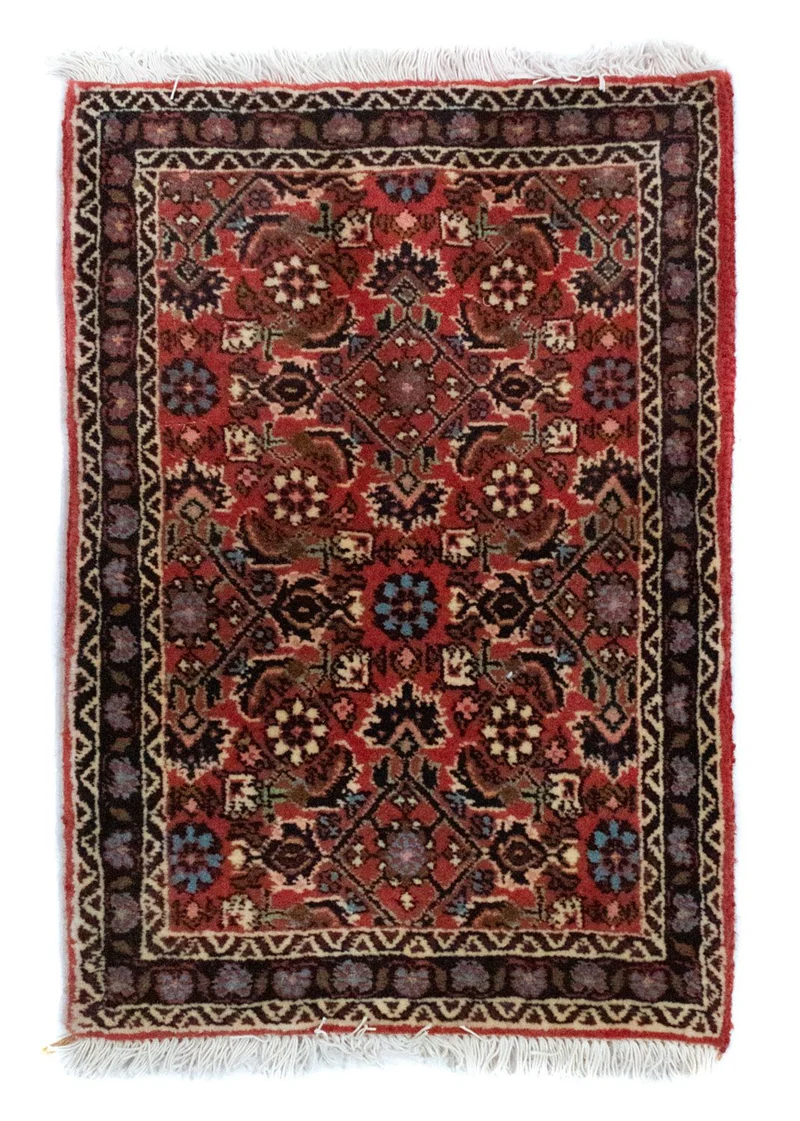 Perserteppich - Bidjar 40 x 60 cm - rot