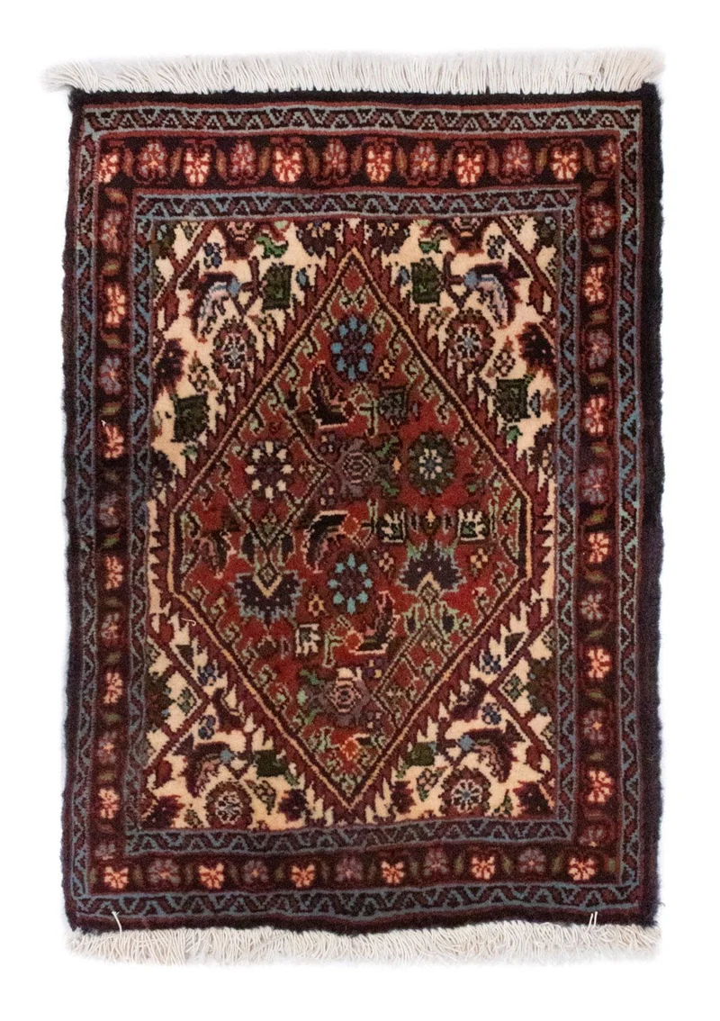 Perserteppich - Bidjar 40 x 60 cm - rot