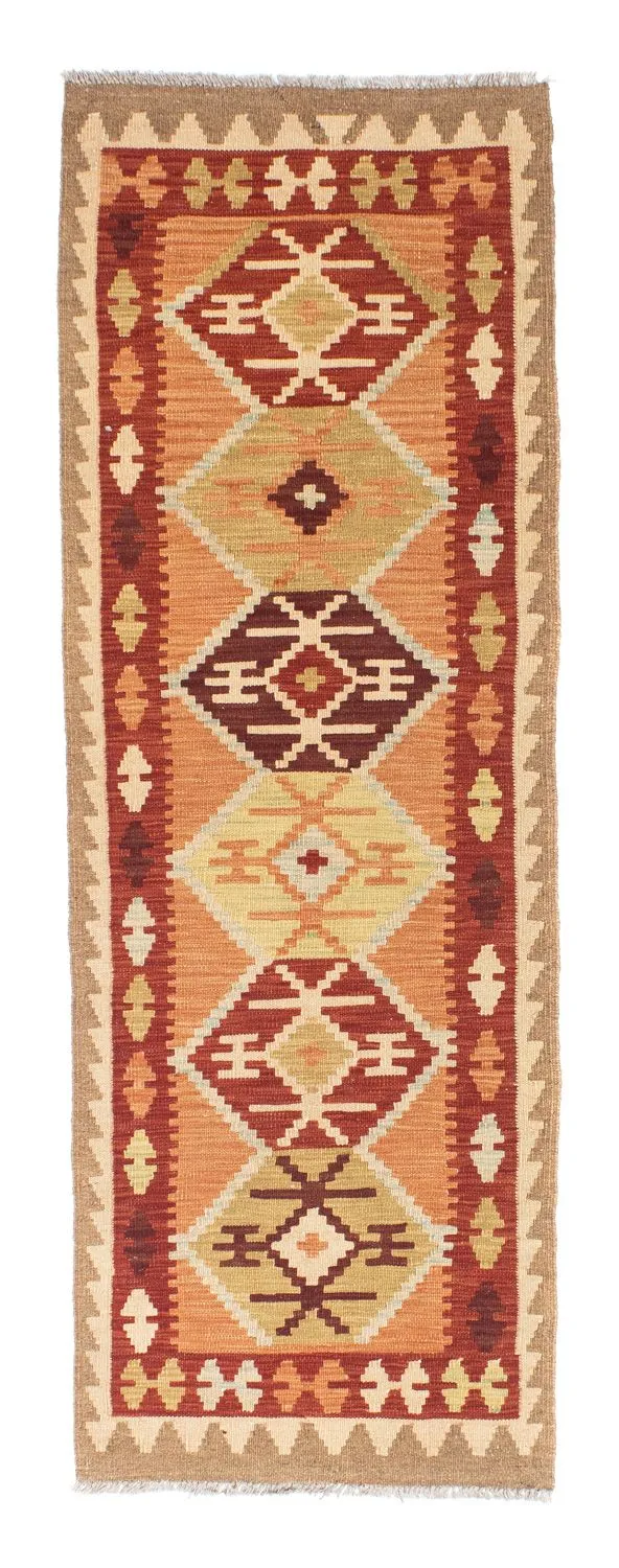 Kelim Teppich - Oriental 64 x 201 cm - hellbraun