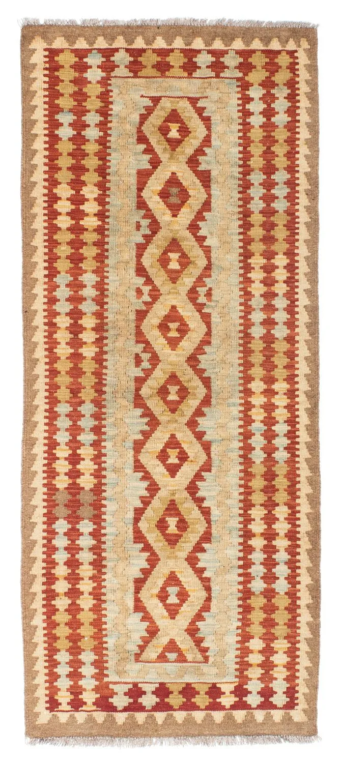 Kelim Teppich - Oriental 85 x 200 cm - beige