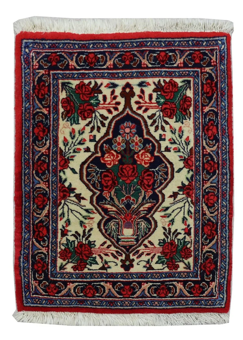 Perserteppich - Bidjar 55 x 67 cm - rot