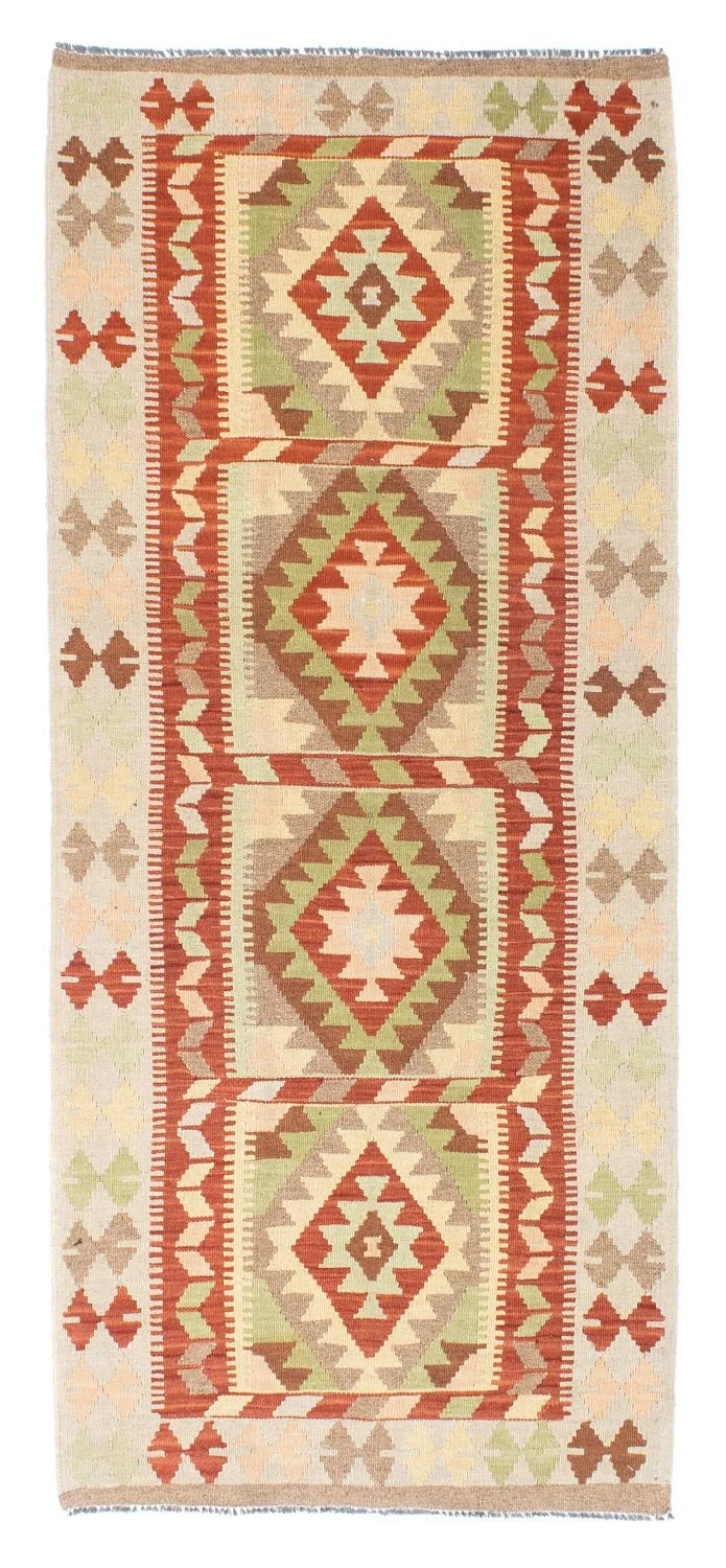 Kelim Teppich - Oriental 86 x 196 cm - beige