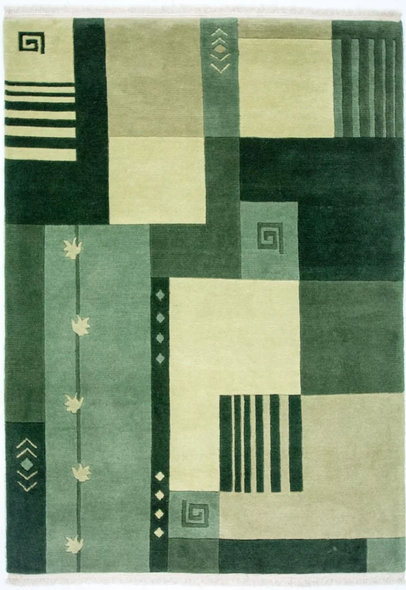 Nepal Teppich 131 x 181 cm - mehrfarbig