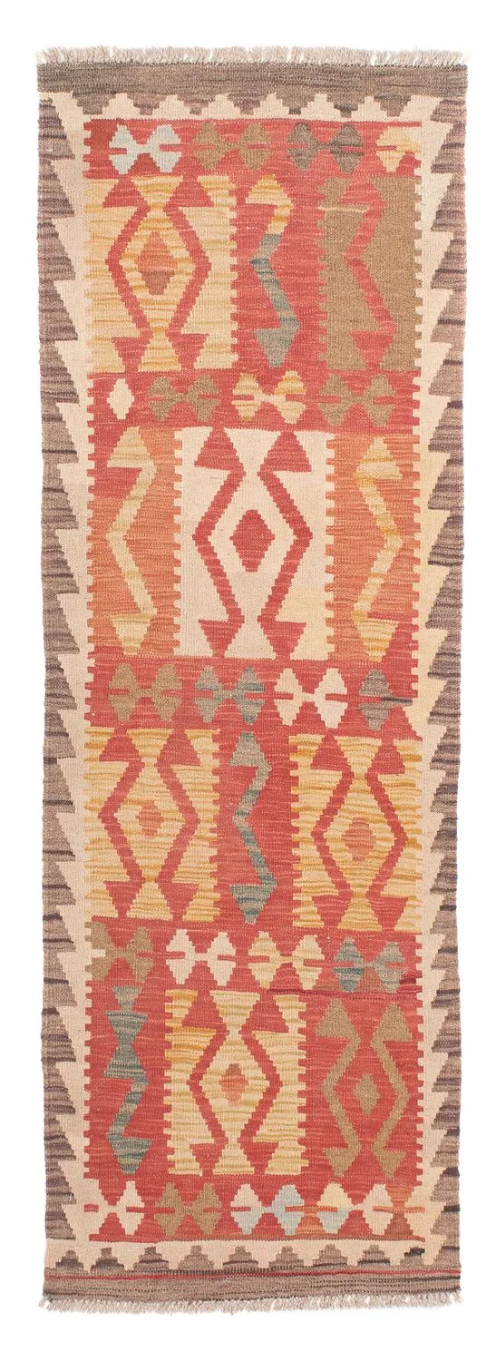 Kelim Teppich - Splash 68 x 186 cm - rot