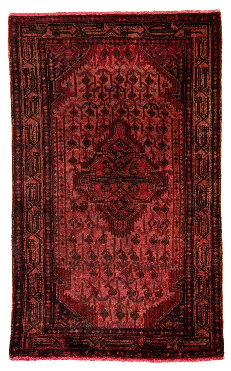 Orientteppich 104 x 173 cm - dunkelrot