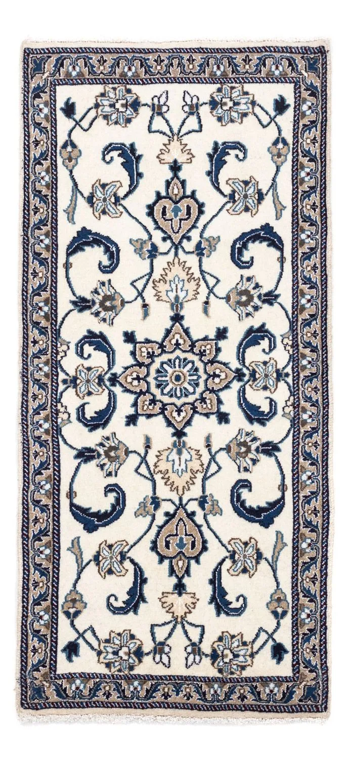 Perserteppich - Nain 68 x 142 cm - beige