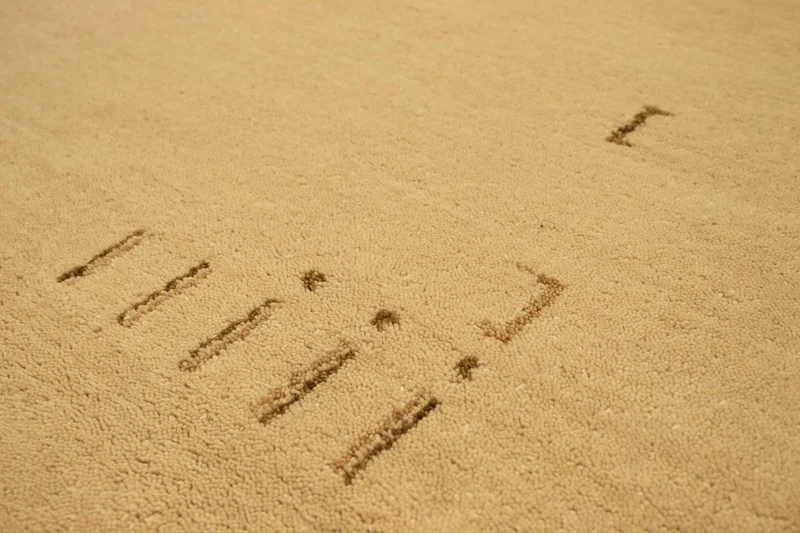 Gabbeh Teppich - Indus 80 x 400 cm - beige