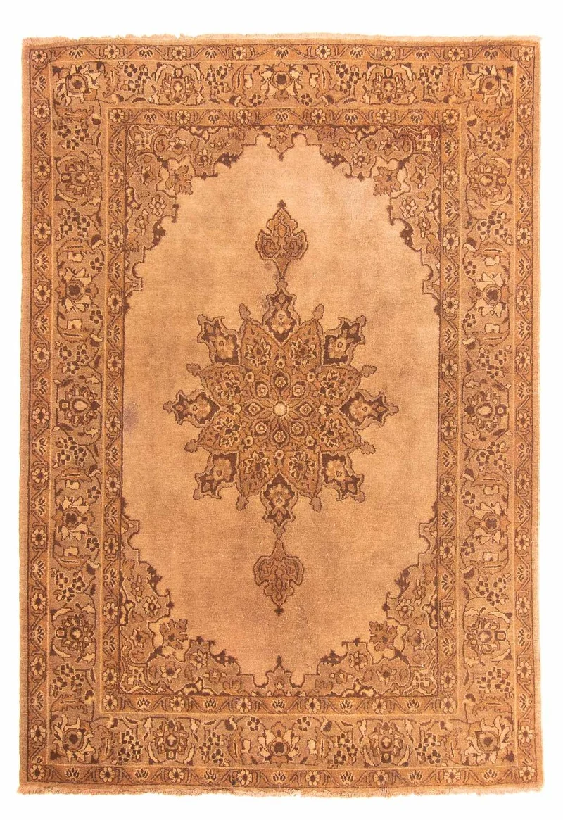 Orientteppich 150 x 213 cm - dunkelbeige