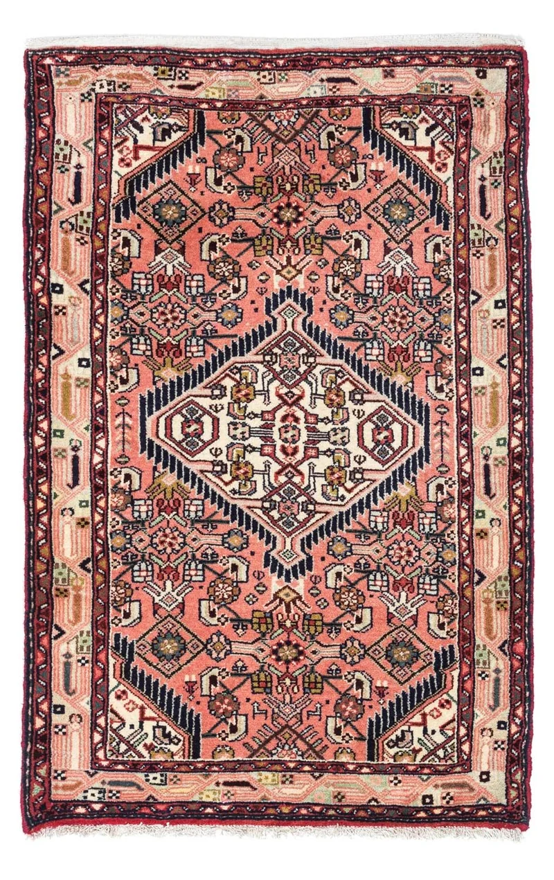 Perserteppich - Nomadic 71 x 115 cm - hellrot