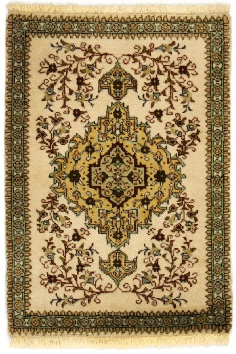 Perserteppich - Täbriz 62 x 87 cm - beige