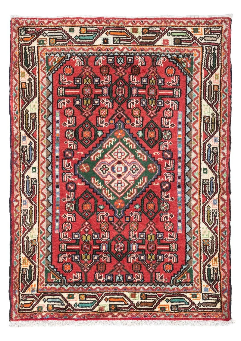 Perserteppich - Nomadic 82 x 121 cm - rot
