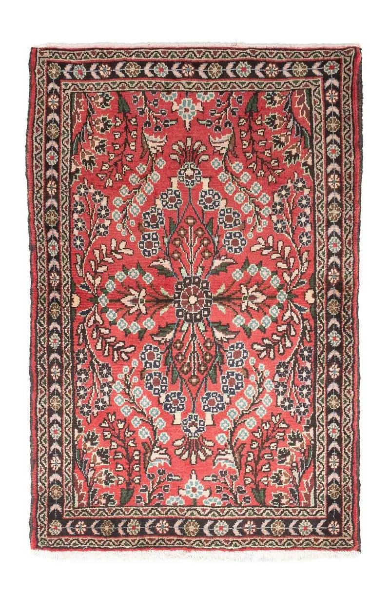 Perserteppich - Nomadic 85 x 133 cm - hellrot