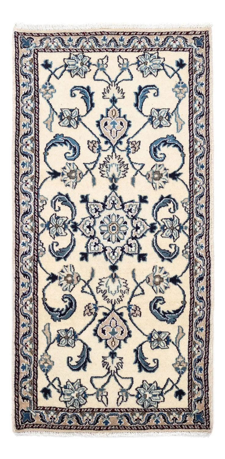 Perserteppich - Nain 65 x 139 cm - beige
