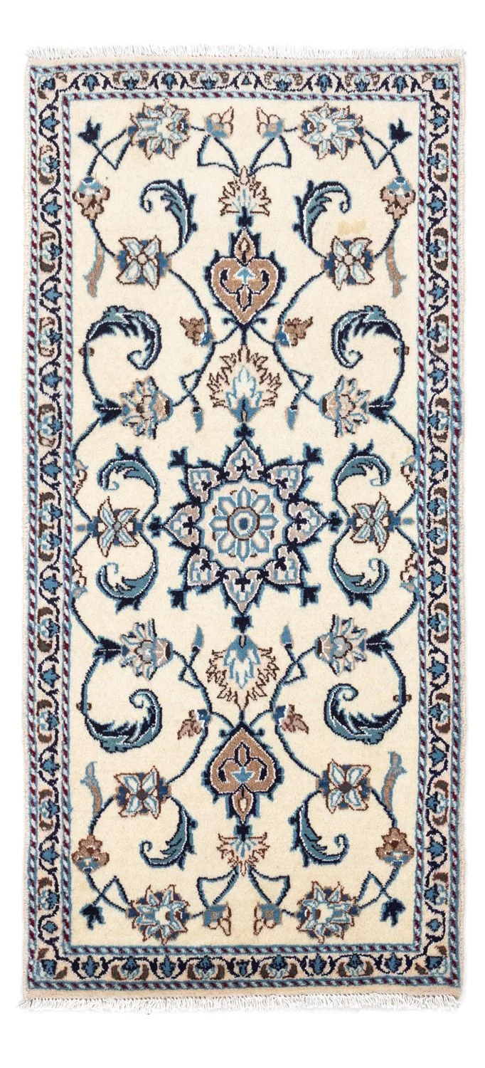 Perserteppich - Nain 67 x 135 cm - beige