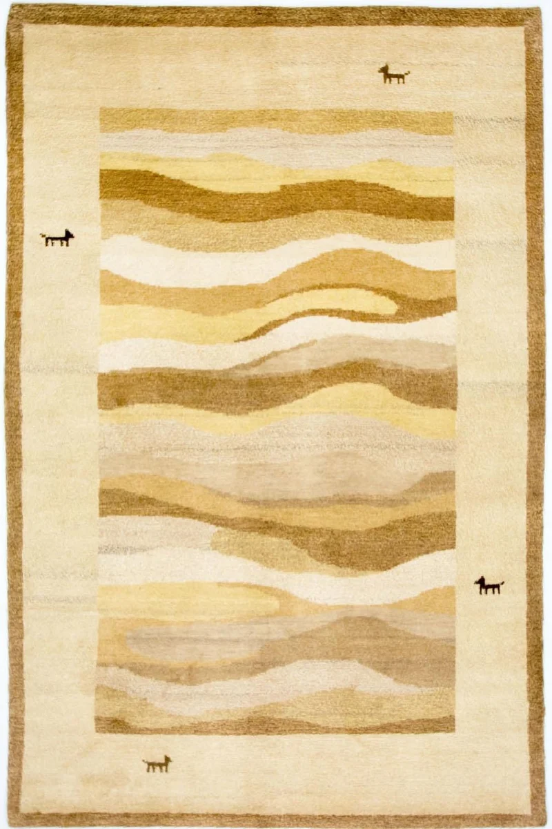 Gabbeh Teppich - Indus 140 x 203 cm - mehrfarbig