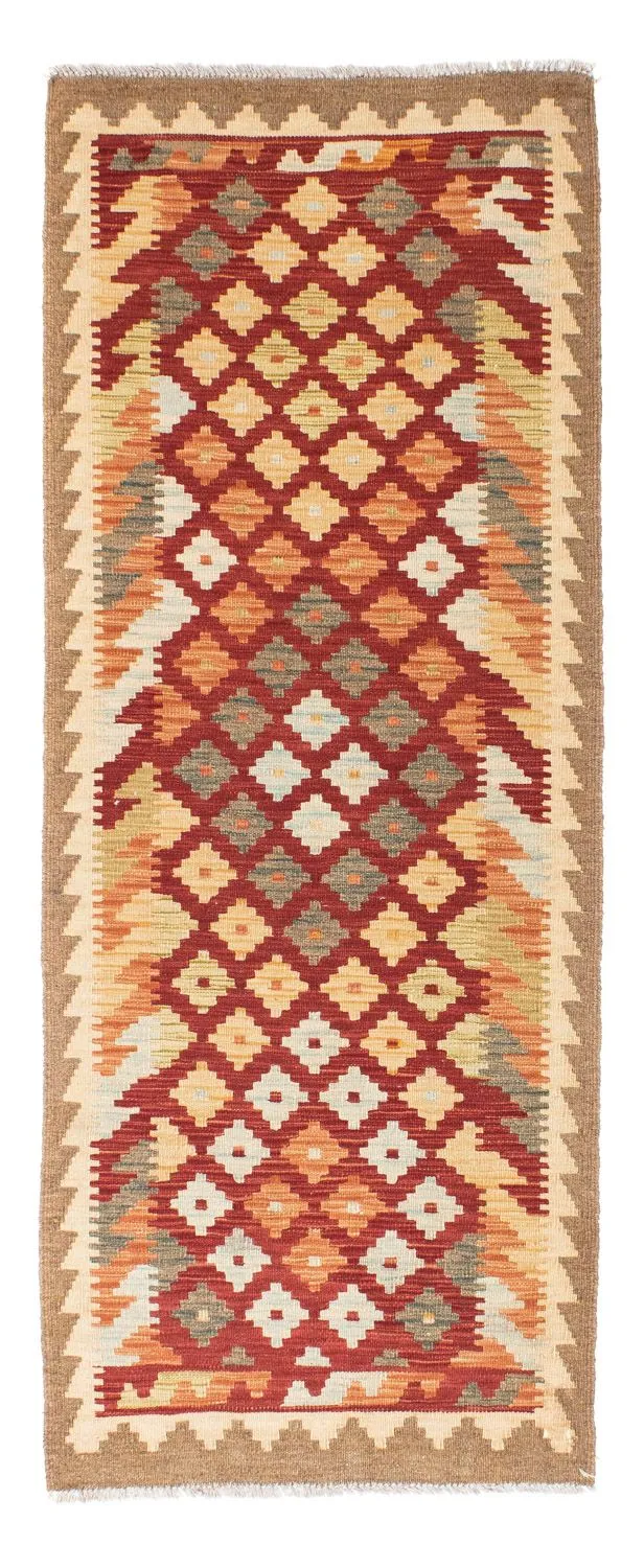 Kelim Teppich - Oriental 74 x 195 cm - rost