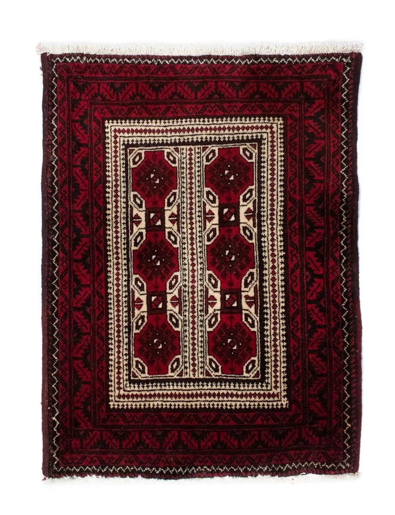 Belutsch Teppich 70 x 95 cm - rot