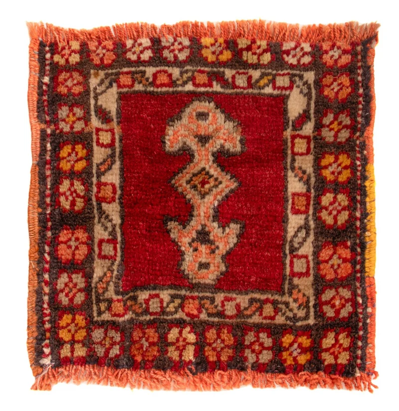 Orientteppich - 24 x 27 cm - rot