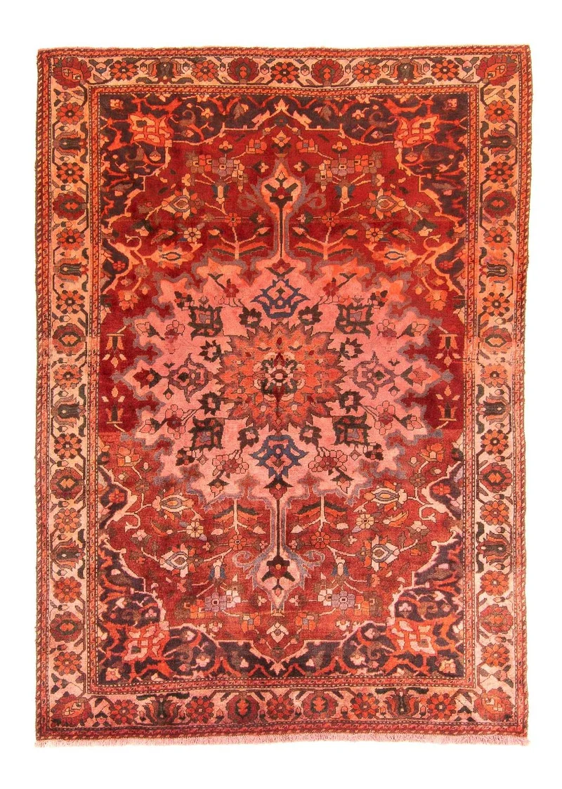 Orientteppich 162 x 210 cm - hellrot