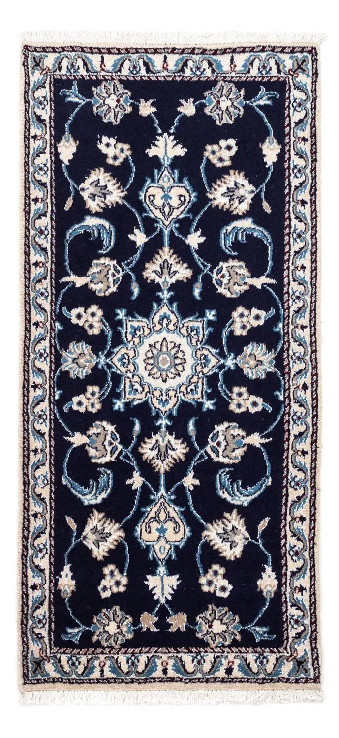Perserteppich - Nain 67 x 141 cm - dunkelblau