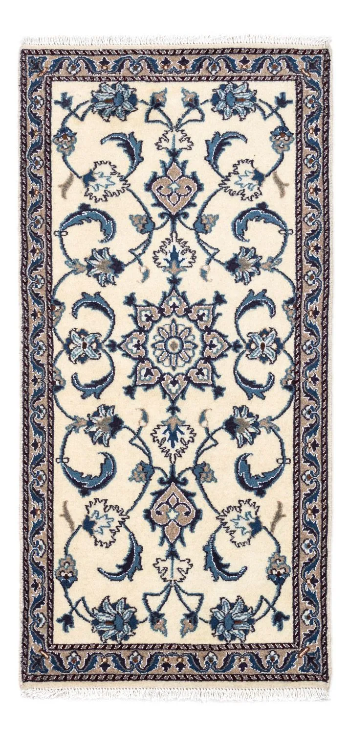 Perserteppich - Nain 65 x 136 cm - beige