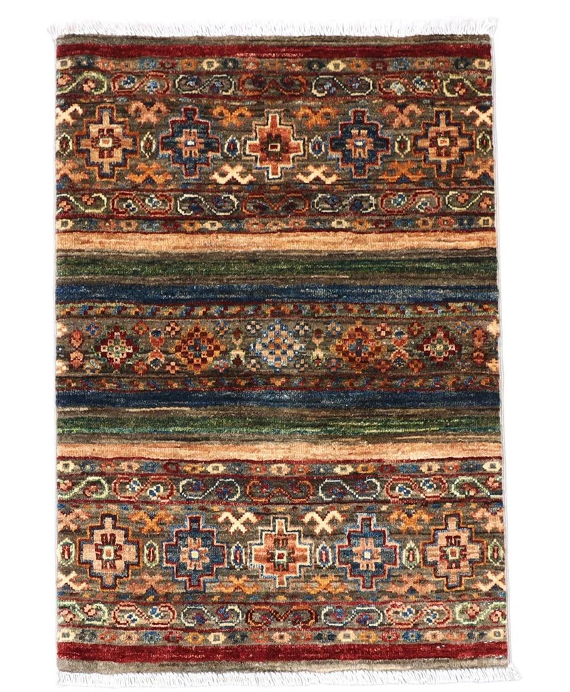 Ziegler Teppich 61 x 84 cm - mehrfarbig