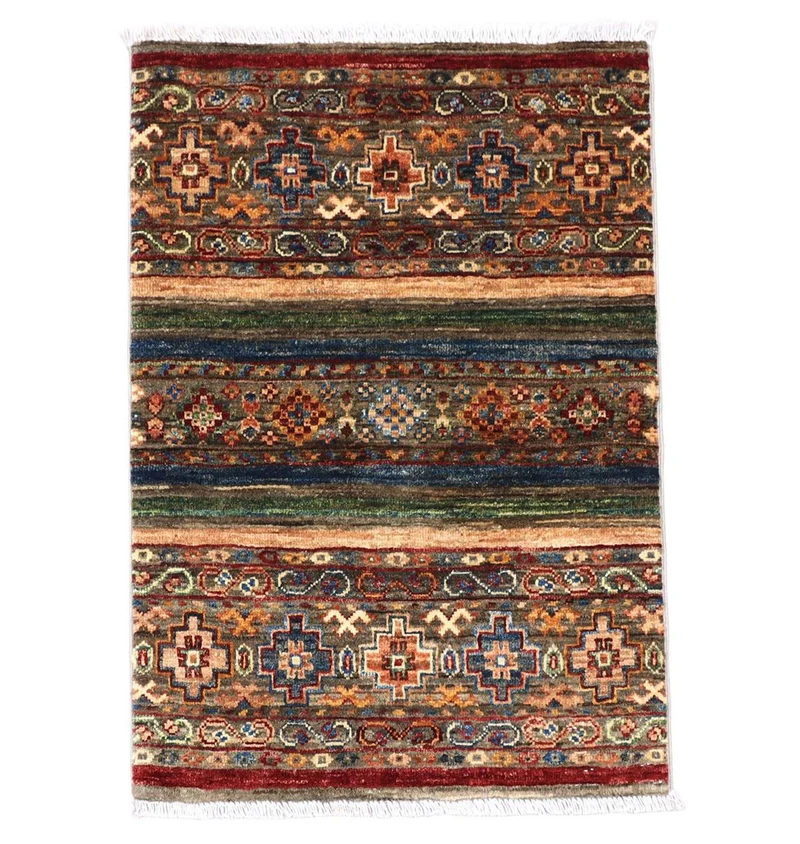 Ziegler Teppich 61 x 84 cm - mehrfarbig