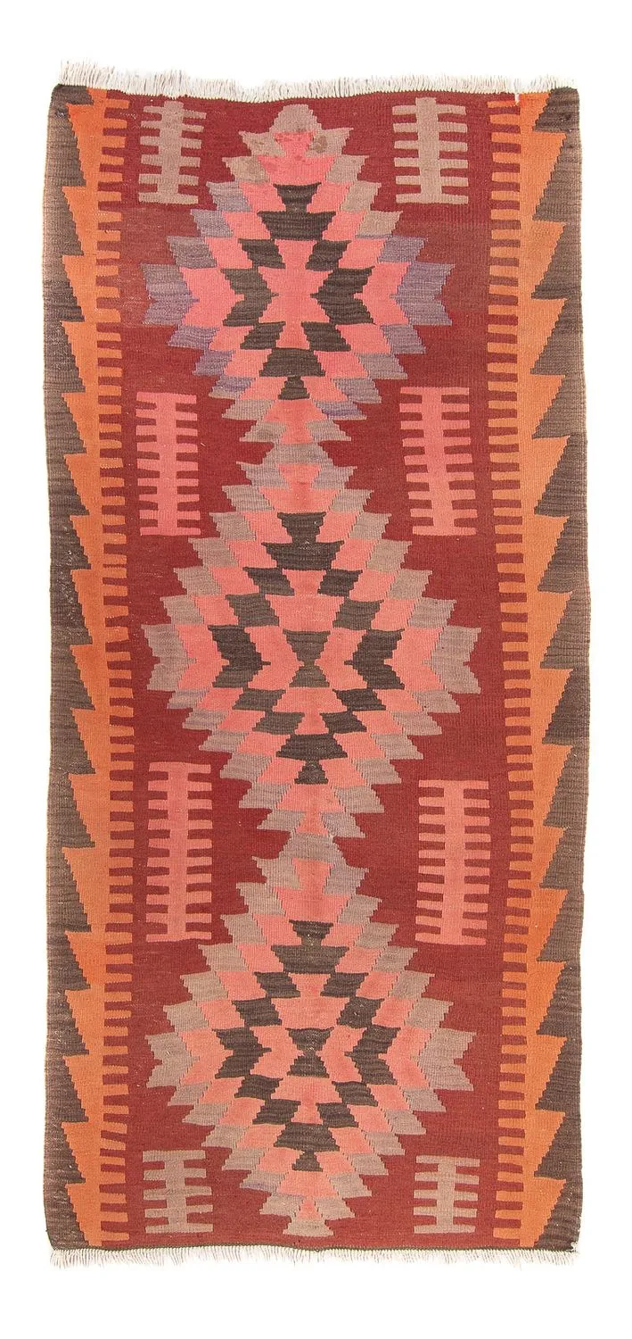Läufer Kelim - Old - 110 x 270 cm - mehrfarbig
